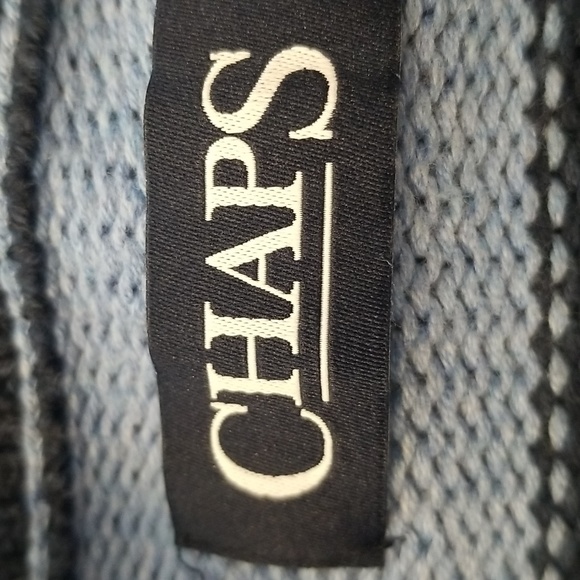 Chaps mens 1/4 zip sweater size large - Picture 3 of 5